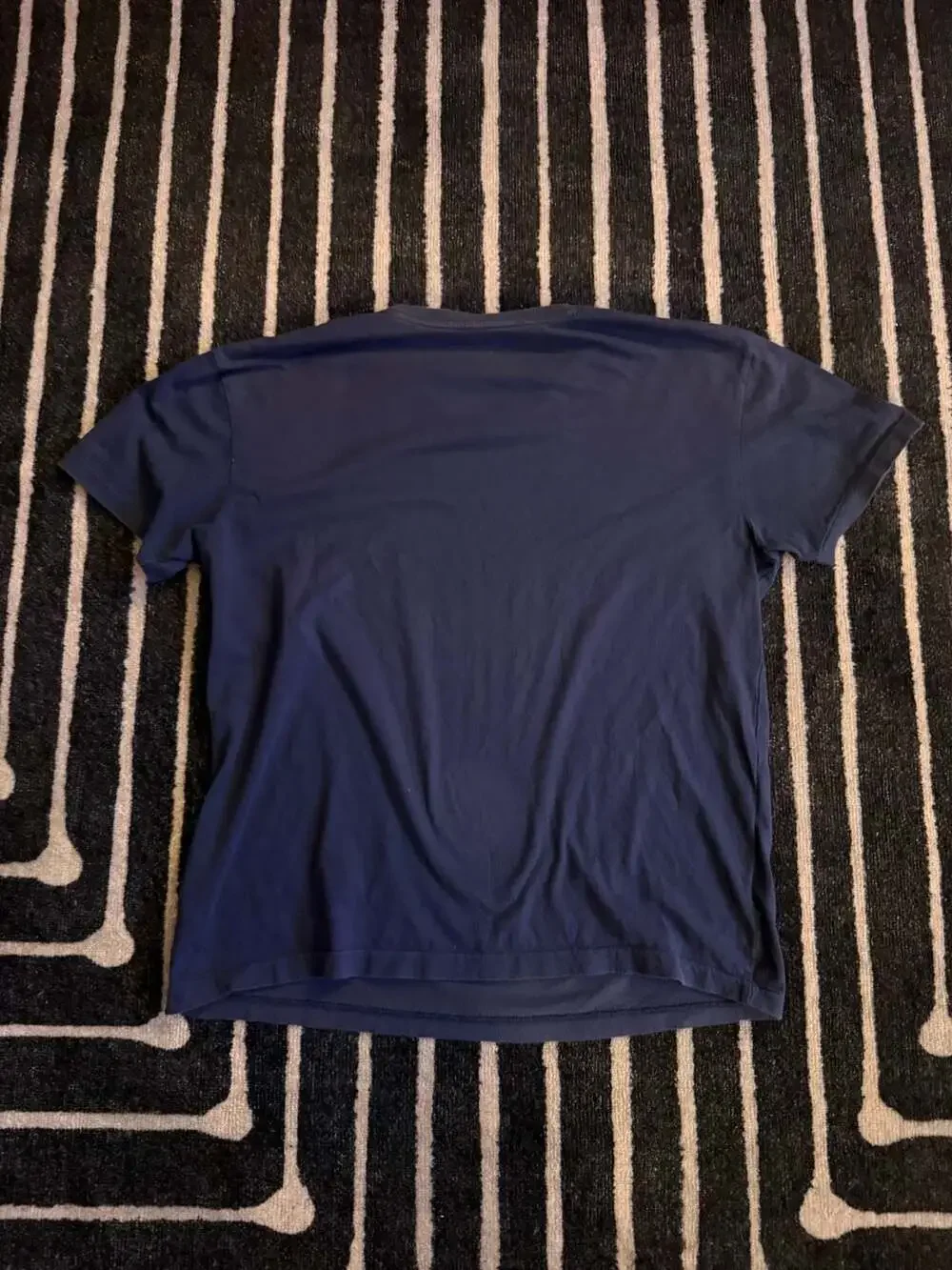 Polo Ralph Lauren Navy Blue V-Neck Cotton T-Shirt